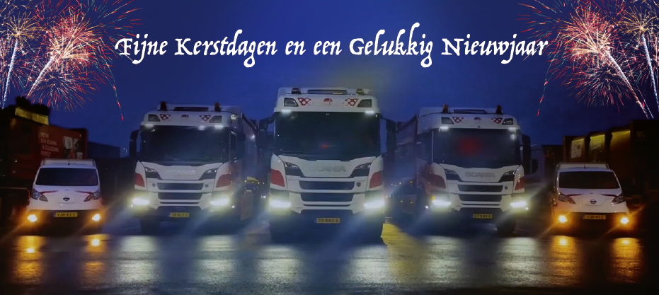 Kerstkaart Blanco Met Voertuigen