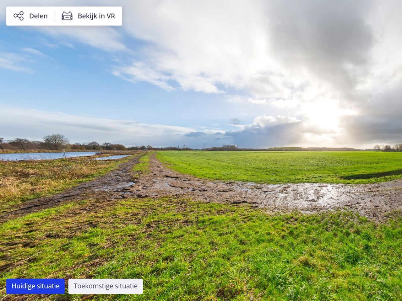 Maaiveldperspectief Vanaf Haskerdijken Nieuwebrug LR