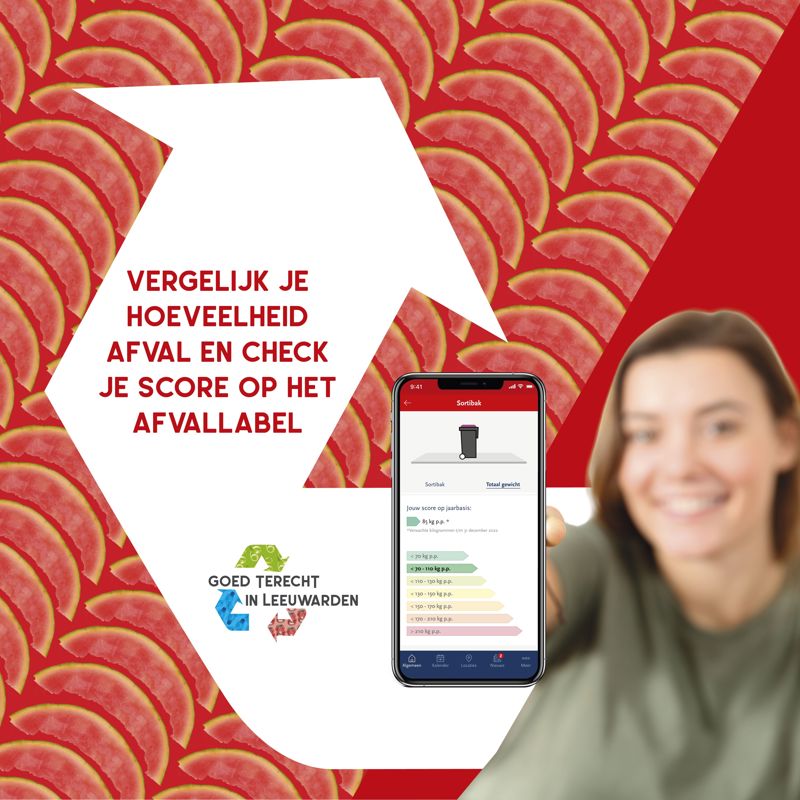 Goed Terecht In Leeuwarden Omrin Afvalapp Afvallabel