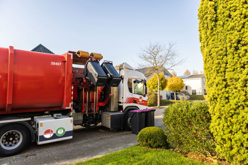 Inzamelauto Legen Containers DD Liggend LR