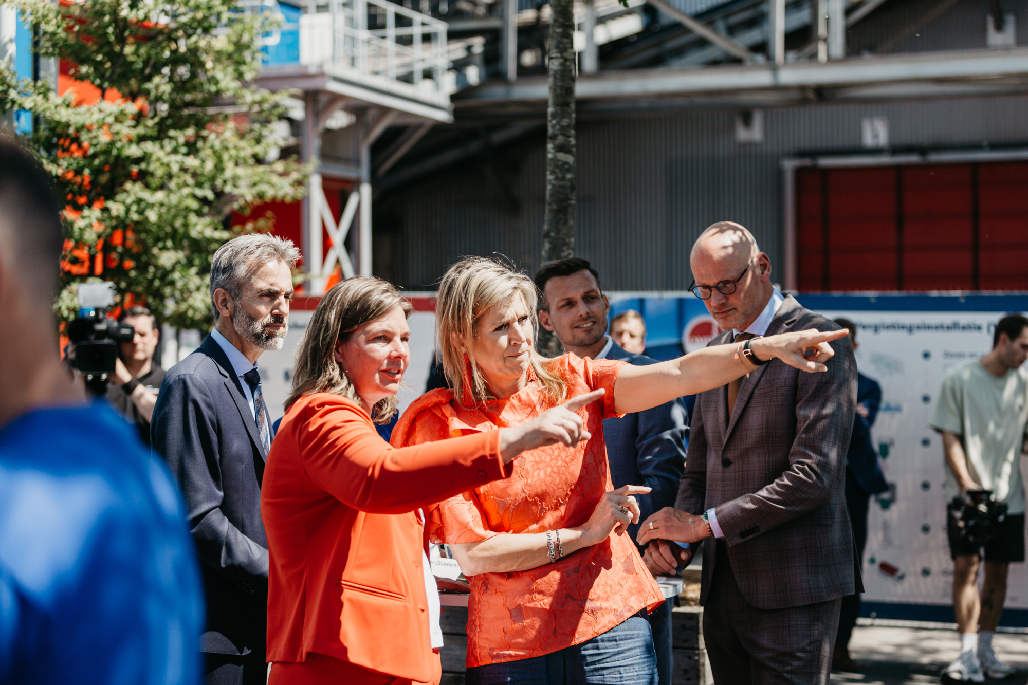 Koningin Maxima En Omrin