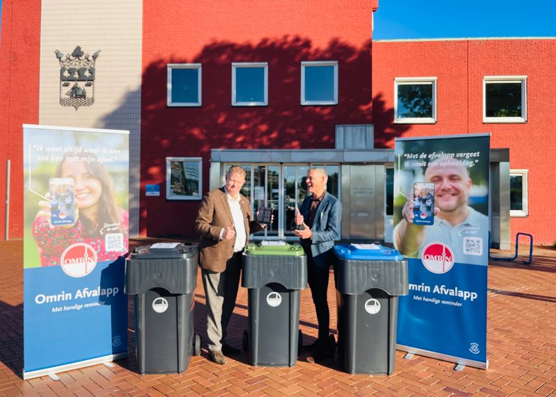 Wethouder Reiny Kuiper En Nico Spaansen Namens Omrin