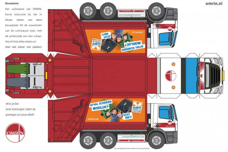 Bouwplaat Vrachtwagen