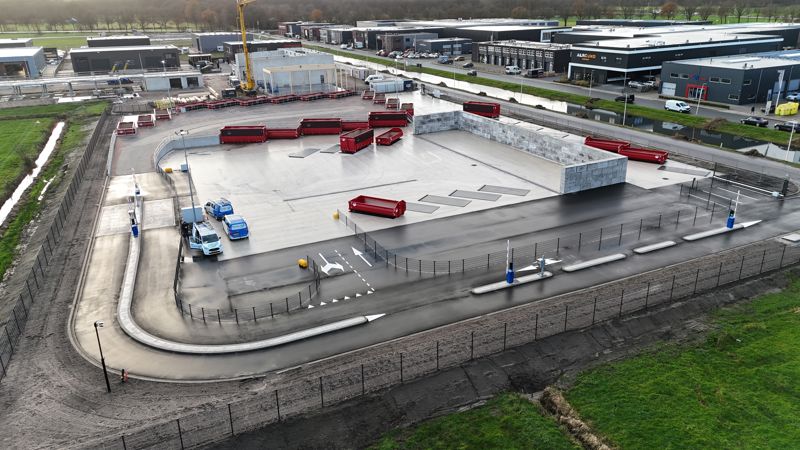 Luchtfoto Milieustraat Broeklanden