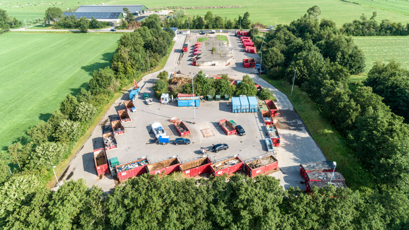 Luchtfoto Milieustraat Damwald HRL