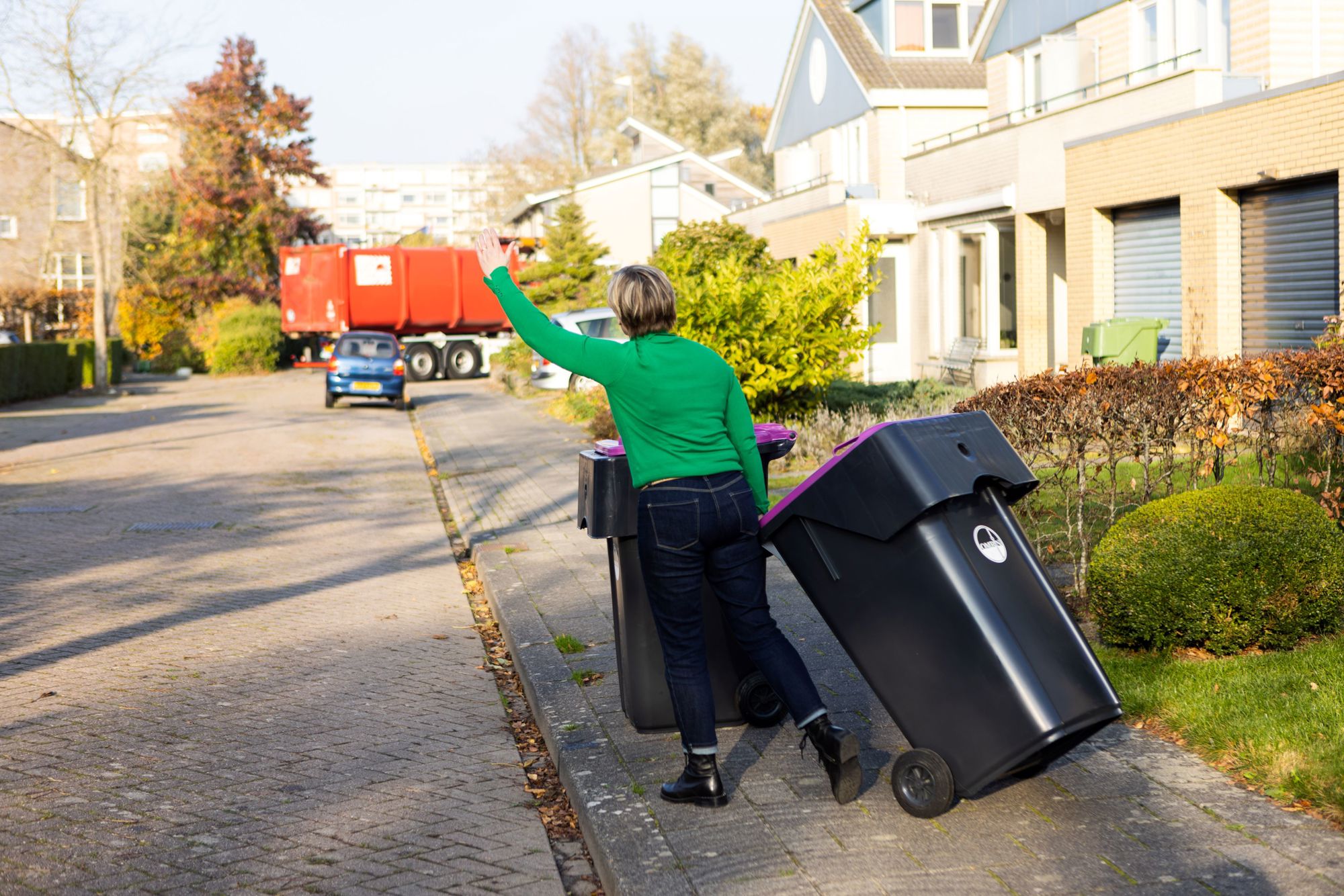 Sortibak Hieke Mist Inzamelauto Goutum LR Liggend