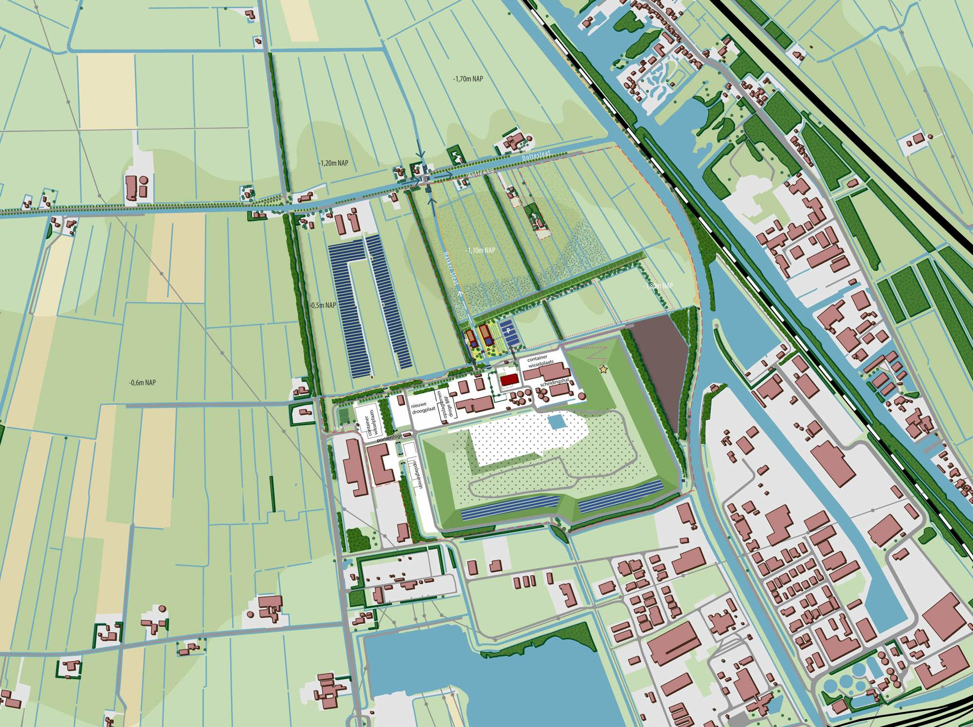 Noordelijke Uitbreiding EDW Schets Fase 1 LR