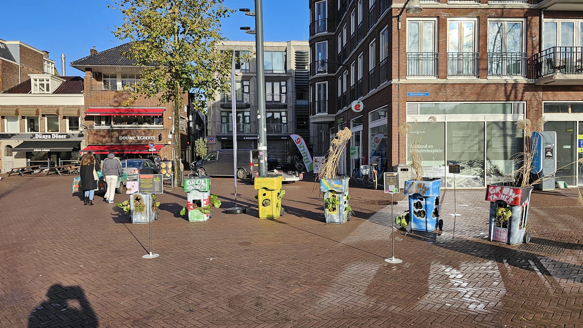 Growtainers Op Een Rij